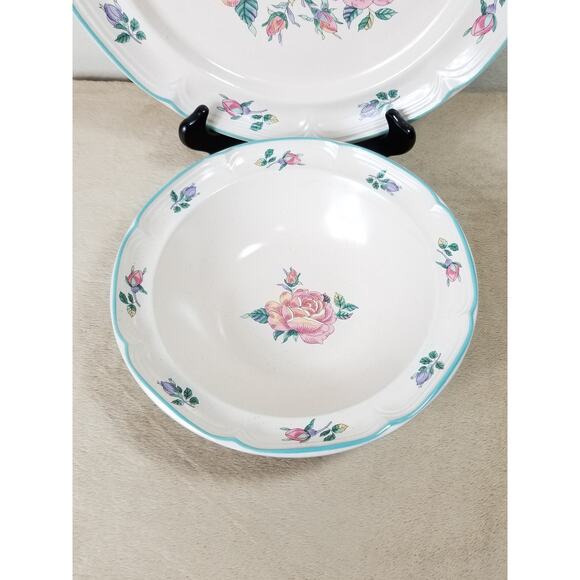 International Tableworks England Serving Plate 12" & Bowl 9" Stoneware Japan - Picture 3 of 13